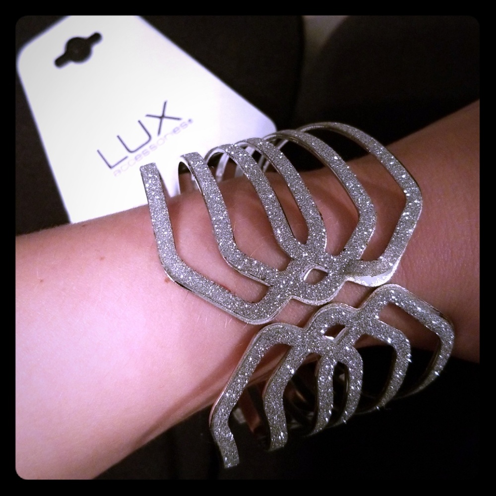 Silver sparkle bracelet